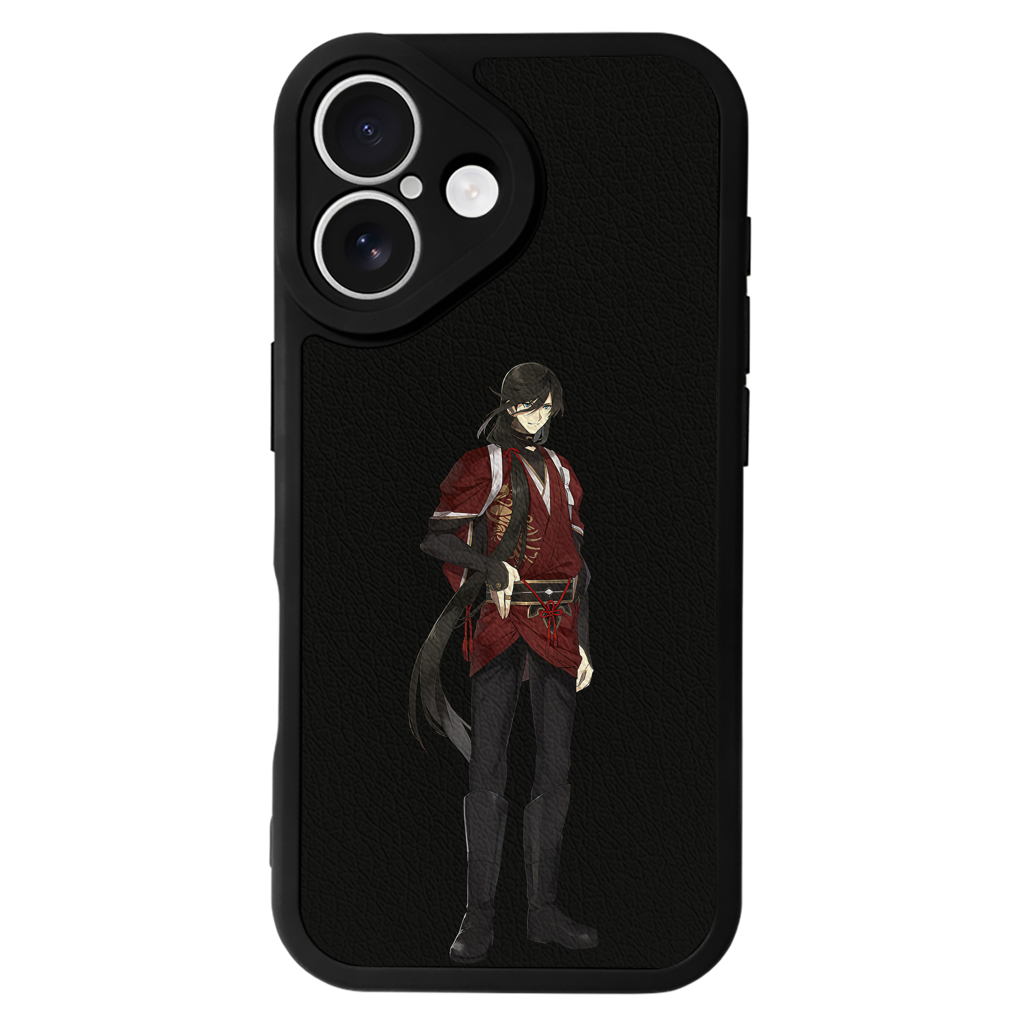 （画像用） 刀剣乱舞 Touken Ranbu 【iPhone 16シリーズ対応】シリコンスマホケース（レザー調） 材質：シリコン